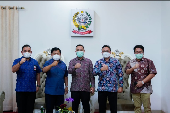 Bertemu Sekjen Kemendagri, Andi Sudirman Bahas Penanganan Covid-19